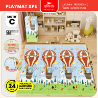 Speeds Playmate Anak 180x200 Tebal 8-10mm Karpet Playmat Lipat Playmat Bayi Playmate Bayi Tikar Play
