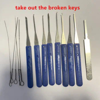 Strong Lock Pick Padlock Repair Tools Kit Door Opener Unlocking Tool Handle Combination Lock Hardware