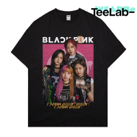 TeeLab Baju Black Punk New Verse Unisex 100% Cotton Finest Quality Sablon DTF Raster Size S-3XL Panj