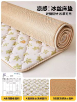 俞兆林涼蓆床褥墊 冬夏兩用 宿舍學生單人床墊 透氣護墊- 【酷暑必備】春意❄️整夜涼感&A類母嬰面料&冬夏雙面兩用 宿舍床：90x190cm【A類面料 涼感冰絲 親膚裸睡】