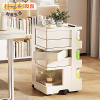 工廠直銷 小推車 置物架可移動 零食化妝品收納櫃 多功能旋轉美容車 臥室床頭 櫃收納工具車新店開業 全館折扣 售後保障 優選/免運