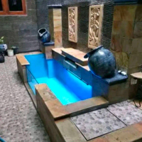 Kolam Koi Minimalis Chamber 789 Harga Rp.950.000/meter persegi dengan Jasa Tenaga Bahan Material Bat
