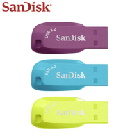 SanDisk USB 3.2 CZ410 Mini Pen Drive Safe Encrypted Flash Memory Stick 32GB 64GB 128GB 256GB 512GB Max 100MB/s Pendrive for PC