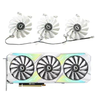 Brand new 3 FAN 87MM 4PIN DC 12V 0.40A A9015H12C RTX3070 TI GPU fan suitable for Thunder RTX3070 TI White Armor graphics card