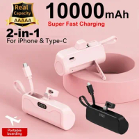 22W PowerBank 10000mAh Mini Portable Super Fast Charging External Battery PowerBank Type-C IOS For iPhone Samsung Huawei Xiaomi