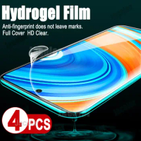 4pcs Soft Hydrogel Film For Xiaomi Redmi Note 9 Pro Max 9S 9Pro Protection For Note9Pro Note9S 600D Not Glass Screen Protectors