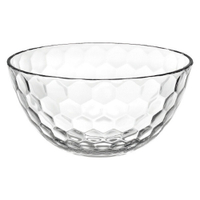 六邊形剉冰碗 | 鑽石切割設計 | 蜂槽狀 造型玻璃碗 玻璃碗 沙拉碗 剉冰碗 涼拌 冰品 小 日本 現貨
