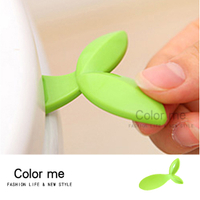馬桶掀蓋器 衛生 衛浴 掀蓋器 創意 手提 不髒手 清潔 乾淨 綠葉【M024】color me