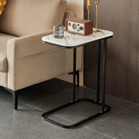 Nordic Creative Side Table Living Room Sofa Tables Luxury Corner Bedside Table Gold Double Coffee Tables Design Furniture