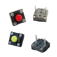 Công Tắc Vi Mô Không Tiếng Ồn Chuột, 10 Cái, Kích Thước 6x6x4,3mm, Thích Hợp Cho Pebble M350, Công T