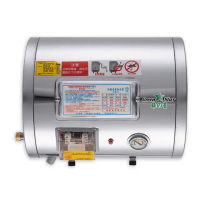 【Toppuror 泰浦樂】綠之星 倍容有隔板貯備型電熱水器銅加熱器8加侖橫掛式6KW(GS-081A-6)