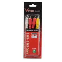 วีโปร สายสัญญาณ 3 RCA - 3 RCA ขนาด 1.8 ม.
