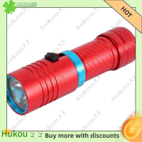 Đèn Lặn Có Bình Dưỡng Khí, 10000Lm, 100 Mét, L2 Chống Thấm Nước, Đèn Pin Led Dưới Nước, Đèn Pin Đèn 