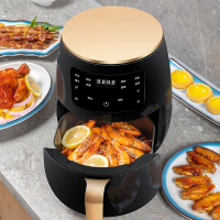 6L Penggoreng Udara Isi Rumah Kapasiti Besar Penggoreng Elektrik Automatik Pelbagai Fungsi Mesin Ken