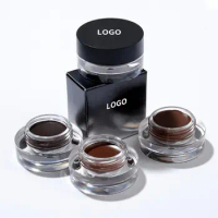 100pcs Custom Logo Eyebrow Pomade Wholesale Waterproof Dark Medium Brown Eye Brow Enhancers Gel Tattoo Makeup Bulk Private Label