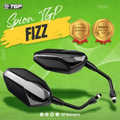 TGP Fizz Spion Motor Kaca Cembung Tangkai Panjang Hitam