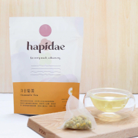 【hapidae】無咖啡因洋甘菊茶(茶包2g*15入;天然花草茶;三角茶包)