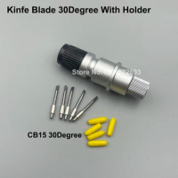 11PC Cutting Plotter for Graphtec Knife Blade Holder CB15 CB15U CE5000 CE6000 FC8000 FC8600 Cutter Cemented Carbide Blade Device