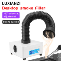 LUXIANZI Smoking Instrument Smoke Absorber With Activated Carbon Filter Sponge For Laser Engraver Cutting Solder Fume Extractor