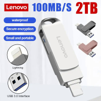 ใหม่ Lenovo 1TB USB Flash Drive 2TB ไดรฟ์ปากกา Lightning USB 3.0 OTG 2-IN-1ความเร็วสูงกันน้ำ Usb แบบพกพาอุปกรณ์ Usb