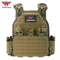 YAKEDA Tactical Vest Outdoor Hunting Plate Carrier Protective Adjustable Vest Airsoft Carrier Combat Equipment