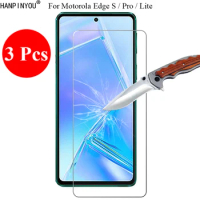 3 Pcs/Lot 9H 2.5D Tempered Glass Screen Protector For Motorola Edge S / Pro / Lite Protective Film