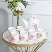 茶具北歐風格陶瓷茶壺茶杯套裝家用耐高溫過濾客廳冷水壺水杯婚慶