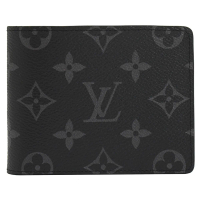 Louis Vuitton LV M62294 Slender 經典花紋雙折短夾.黑 現貨