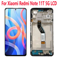 6.6"For Xiaomi Redmi Note 11T 5G 21091116AI LCD Display Touch Screen Sensor Digiziter Assembly Replace For Redmi Note 11T 5G LCD