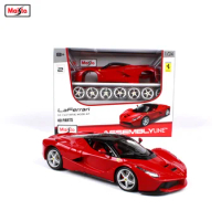 Maisto Assembly Version 1:24 Ferrari LaFerrari Alloy Sports Car Model Diecasts Metal Toy Racing Car Model Simulation Kids Gifts