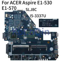 KoCoQin Laptop motherboard For ACER Aspir E1-570G E1-570 I5-3337U Mainboard Z5WE1 LA-9535P SLJ8C
