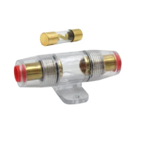 10*38MM Gold Plated Glass AGU Fuse Fuses Pack Car Audio Amp Amplifier 10A 15A 20A 25A 30A 40A 50A 60A 70A 80A 100A Car Fuse