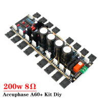 200w*2 1 Pair Refer To Accuphase A60 2-channel Power Amplifier Kit Diy High Power Low Noise Transistor HIFI Amplifier Audio