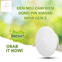 Đèn ngủ Xiaomi Mijia gen 3 cảm biến dùng pin