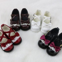 MSD Shoes 1/4 BJD PU Mixed Color Fashion Bows Doll shoes for Blythe doll