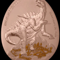 2023 Samoa 50*40MM Dinosaur Egg 20 cents Coin （Series 9）