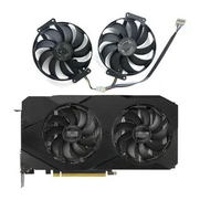 2 fans brand new for ASUS GeForce RTX2060 2060S 2070 GTX16601660S1660tiDUALEVOOCV2graphicscardreplacement fan FDC10H12S9-C/T1292