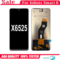 6.6'' For Infinix Smart 8 X6525 LCD Display Touch Screen Digitizer Assembly For Infinix Smart8 LCD Replacement