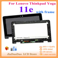 11.6"Original For Lenovo Thinkpad Yoga 11e Chromebook LCD Display Touch Screen Digitizer For Lenovo Yoga 11e Display with Frame
