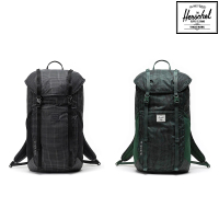 【Herschel】官方直營 Ultralight Backpack 22L 超輕量 後背包(黑/綠)