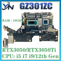 GZ301Z Mainboard For ASUS ROG NR2201ZC GZ301ZC GZ301ZA GZ301ZE Laptop Motherboard i5 i7 i9 RTX3050Ti/RTX3050 OR UMA RAM-16GB