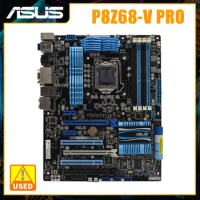 ASUS P8Z68-V PRO/CG8565/DP_MB Motherboard 1155 DDR3 Motherboard LGA 1155 Intel Z68 DVI SATA3 USB3.0 PCI-E X16 Core i3 i5 i7 CPU