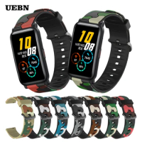 Sport Camouflage Silicone Strap For Huawei Honor Watch ES Bracelet Magic 2 42mm Watch bands