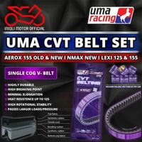 VANBELT VBELT BELT UMA RACING AEROX 155 LEXI 125 NMAX NEW PAKET HEMAT V-BELT SET UMA ROLLER LOLER 8 