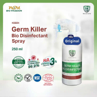 KEEEN Germ Killer Bio Disinfectant Spray 250 ml สเปรย์น้ำยาทำความสะอาดฆ่าเชื้อ 99.99% จากสารสกัดธรรม