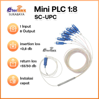 fiber optic passive splitter  Mini PLC splitter micro 1:8 sc upc fiber  optic