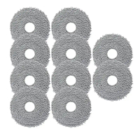Kain kain mop, Tersedia dalam 2/4/6 / 10 / 12PCS, Serasi dengan Xiaomi B101CN X10 + S10 +, Dreame S1