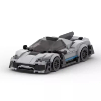 2026MOC 88771 Tương thích với LEGO Mercedes‑Benz AMG ONE – Mô hình xe lắp ráp 8 ô vuông, đồ chơi cho