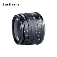 7 artisans 35mm F1.4 Mark II APS-C Manual Prime Lens for Sony E A6600 6500/Fuji XF/Canon EOS-M M50 /Micro 4/3/Nikon Z