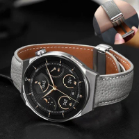 20mm 22mm Leather Strap For Huawei Watch GT3/3Pro/ GT2/ 2Pro, Magnetic Watchband For Huawei Watch Ultimate/ Watch Buds Wristband